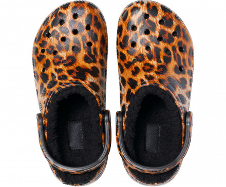 Classic Lined Animal Print Clog