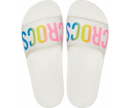 Women’s Crocs Sloane Logo Mania Slide