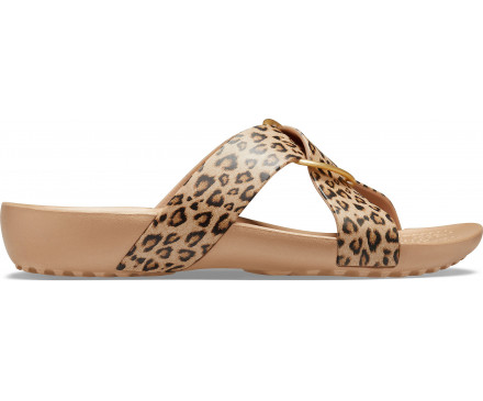 Women's Crocs Serena Printed Cross-Band Slide