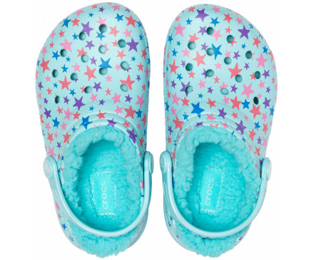 Kids’ Classic Printed Lined Clog