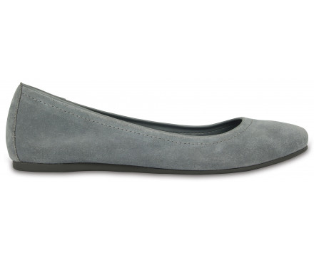 Women’s Crocs Lina Suede Flat