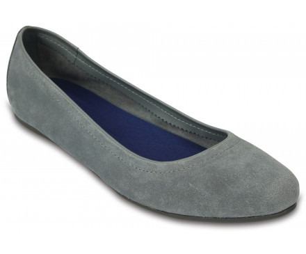 Women’s Crocs Lina Suede Flat