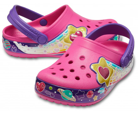 Girls’ Crocs Fun Lab Galactic Hearts Clog