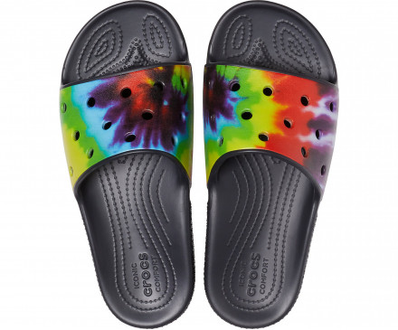 Classic Crocs Tie-Dye Graphic Slide
