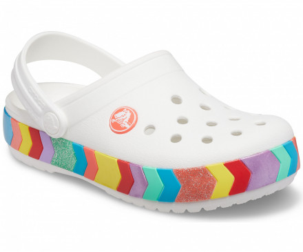 Kids' Crocband™ Chevron Beaded Clog