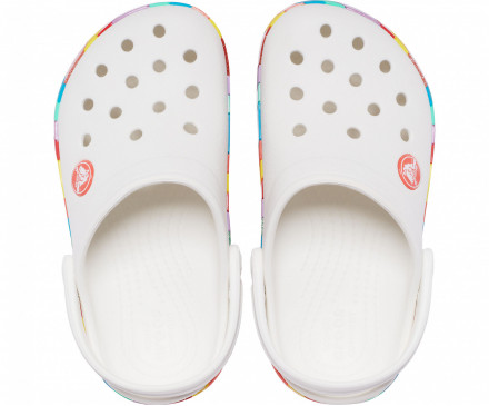 Kids' Crocband™ Chevron Beaded Clog