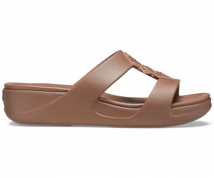 Women's Crocs Monterey Shimmer Slip-On Wedge