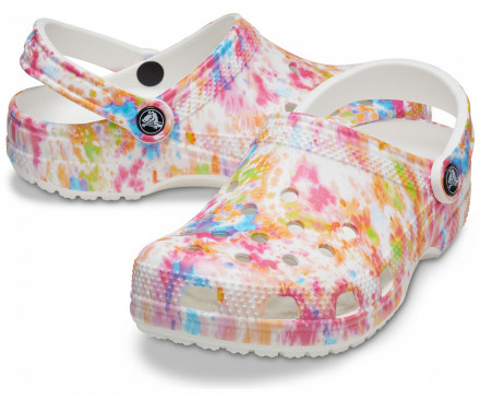 Classic Tie-Dye Graphic Clog