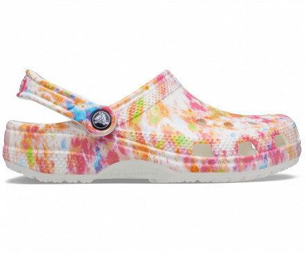 Classic Tie-Dye Graphic Clog