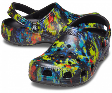 Classic Tie-Dye Graphic Clog