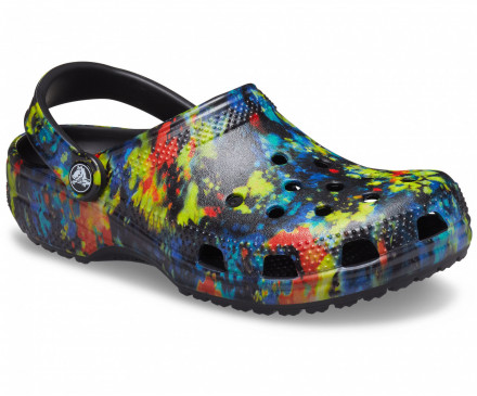 Classic Tie-Dye Graphic Clog
