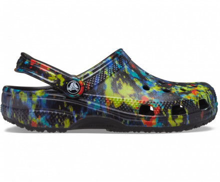 Classic Tie-Dye Graphic Clog
