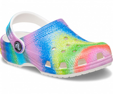 Toddler Classic Spray Dye Clog