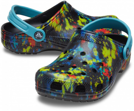 Kids' Classic Tie-Dye Graphic Clogs