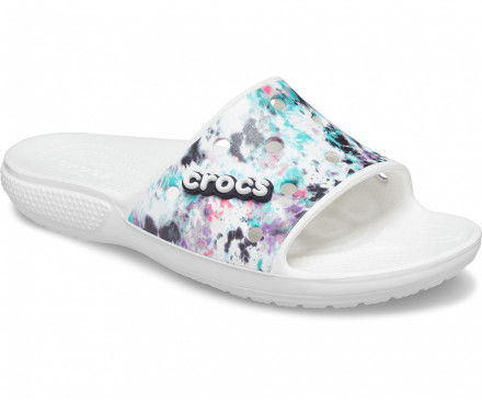 Classic Crocs Tie-Dye Graphic Slide