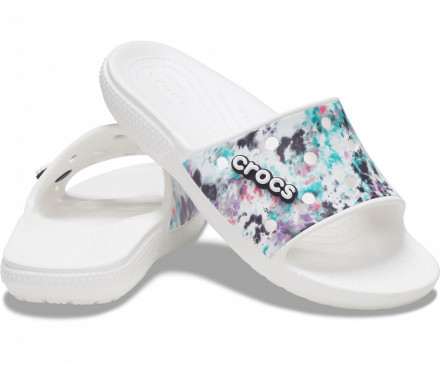 Classic Crocs Tie-Dye Graphic Slide