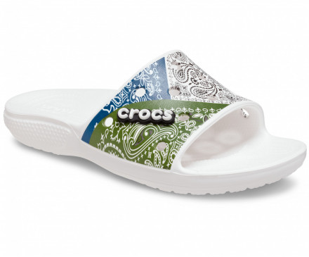 Classic Crocs Bandana Slide