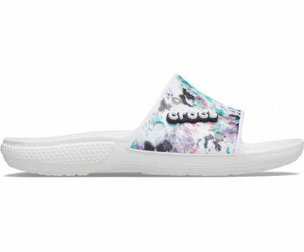 Classic Crocs Tie-Dye Graphic Slide