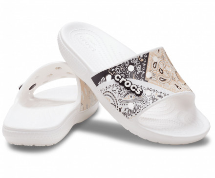 Classic Crocs Bandana Slide
