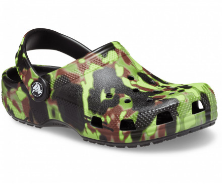 Toddler Classic Spray Camo Clog