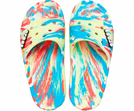 Classic Crocs Marbled Slide