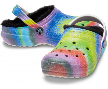 Kids' Classic Lined Spray Dye Clog