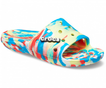 Classic Crocs Marbled Slide