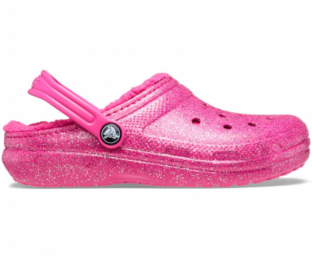 Toddler Classic Lined Glitter Clog