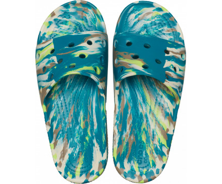 Classic Crocs Marbled Slide