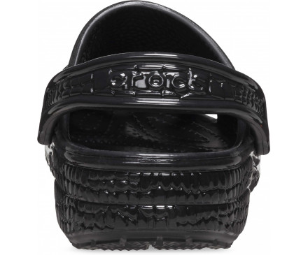 Classic Metallic Crocskin Clog