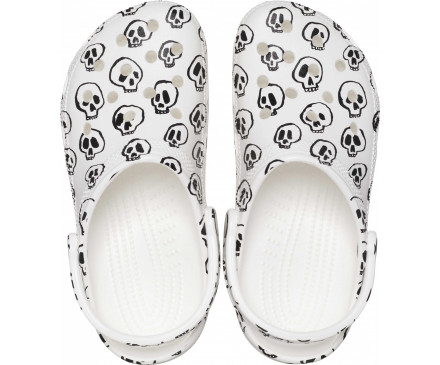 Classic Skull Print Clog