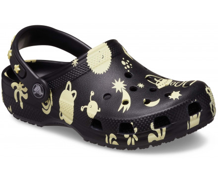 Toddler Classic Glow-In-the-Dark Space Clog
