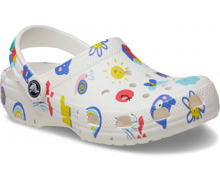 Kids’ Classic Doodle Print Clog