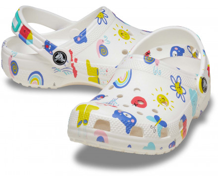 Toddler Classic Doodle Print Clog