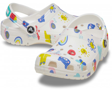 Kids’ Classic Doodle Print Clog