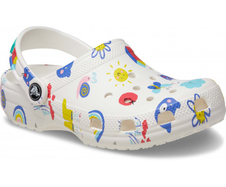 Toddler Classic Doodle Print Clog