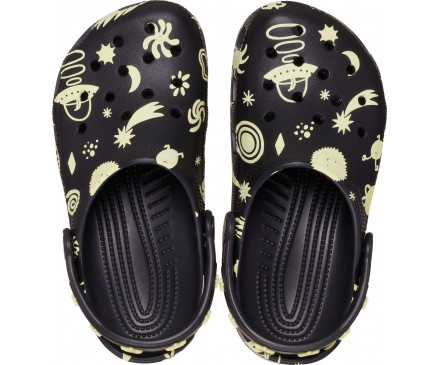 Kids' Classic Glow-In-the-Dark Space Clog