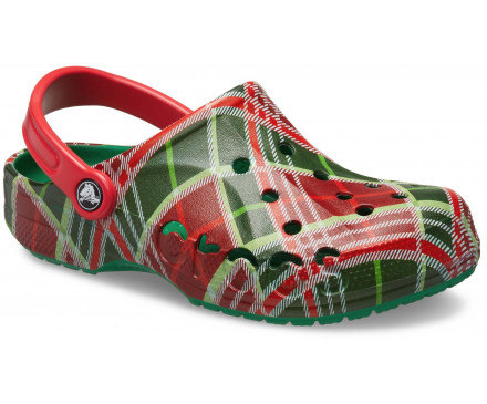 Baya Holiday Plaid Clog 