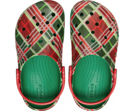 Toddler Baya Holiday Plaid Clog