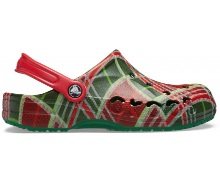 Baya Holiday Plaid Clog 