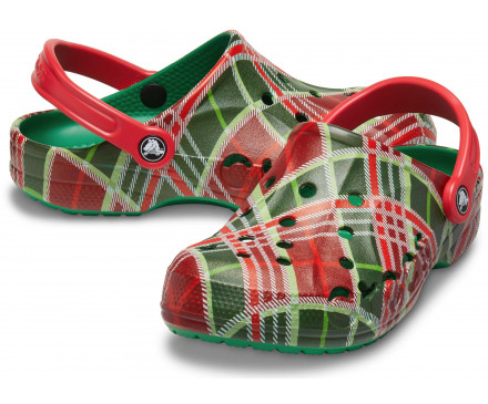 Baya Holiday Plaid Clog 