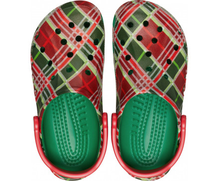 Baya Holiday Plaid Clog 