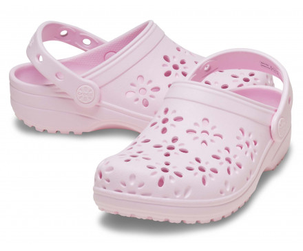 Toddler Classic Floral Cut-Out Clog