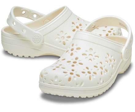 Kids' Classic Floral Cut-Out Clog