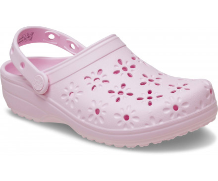 Classic Floral Cut-Out Clog