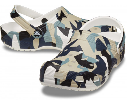 Classic Geo Camo Clog
