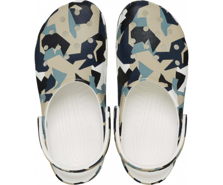 Classic Geo Camo Clog