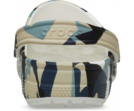 Classic Geo Camo Clog