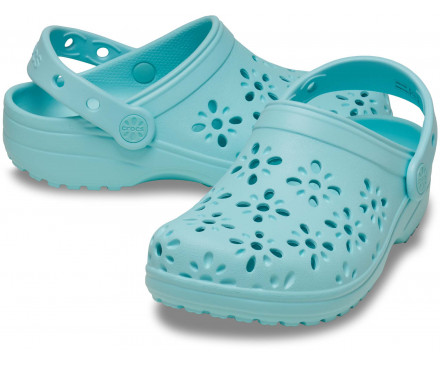 Kids' Classic Floral Cut-Out Clog