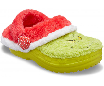 Kid's The Grinch Classic Lined Clog